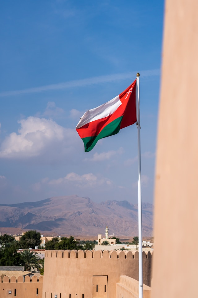 Oman Flag taken by Silas Baisch